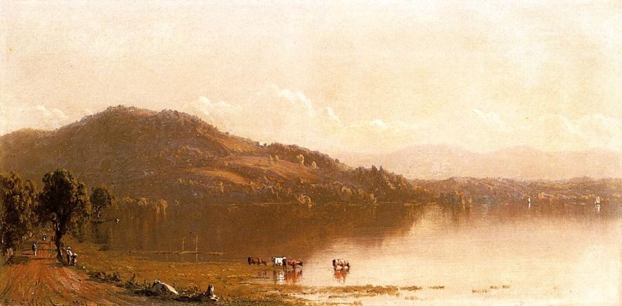 Sanford Robinson Gifford Mt. Merino on the Hudson near Olana